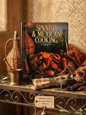 ​Vintage 1979 Spanish & Mexican Cooking Hardcover Cookbook - First Edition